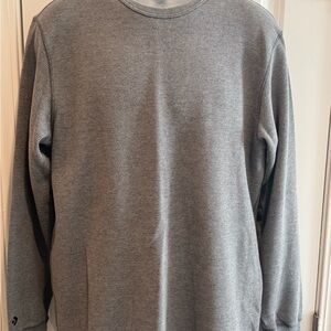 Reebok Men’s  Gray Long Sleeve Sweatshirt Large